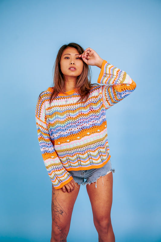 Averie Crochet Sweater